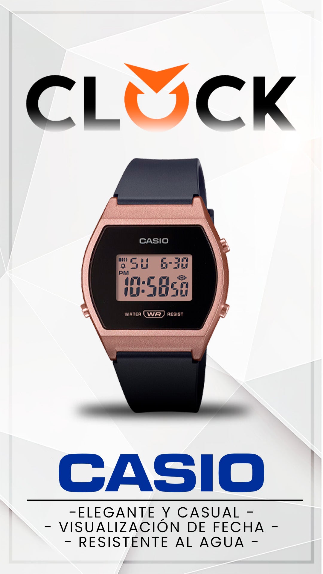 LW-204-1ADF | RELOJ PARA MUJER CASIO - NEGRO