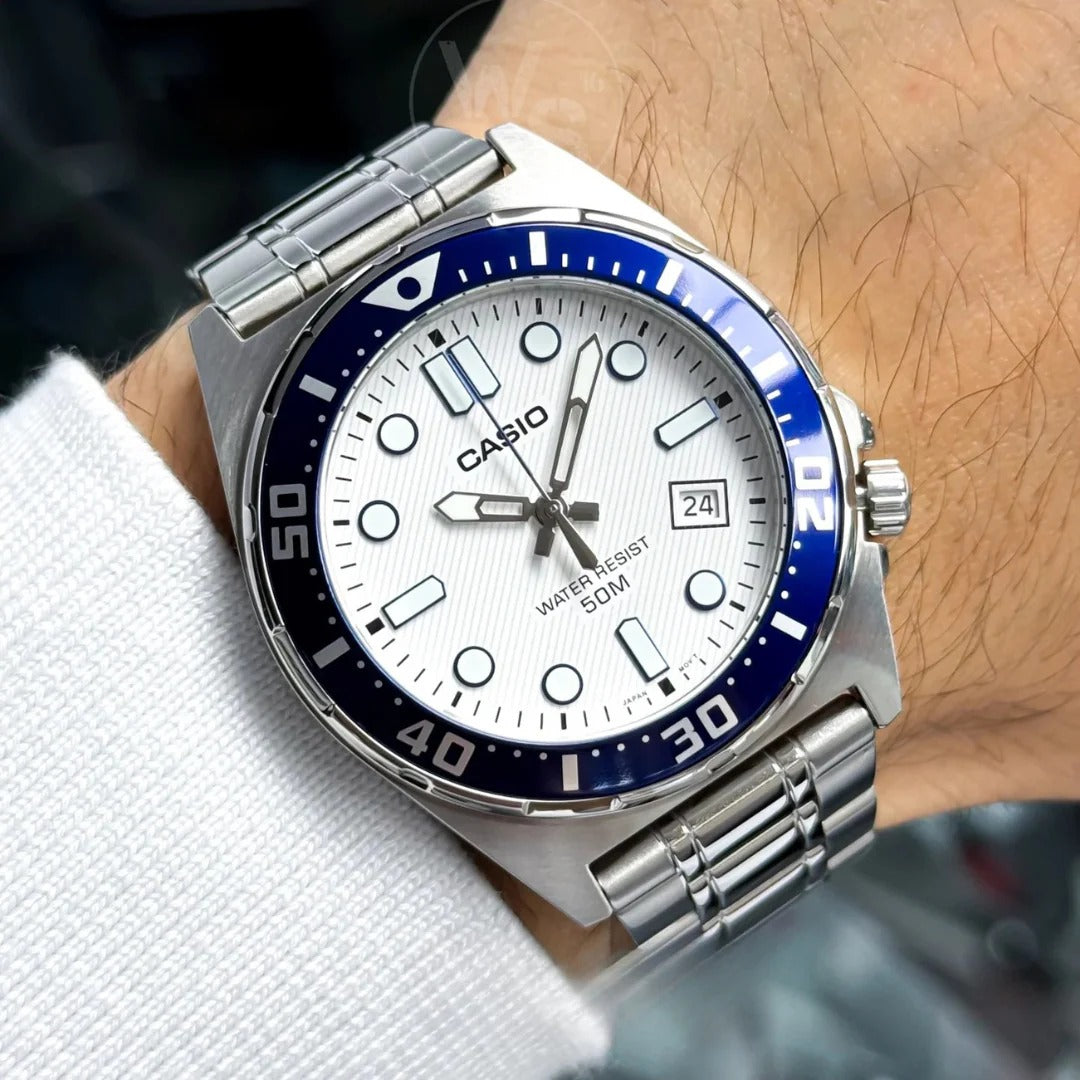 RELOJ CASIO MTD-135D-1AVDF ORIGINAL BLANCO | SKU: CAS-138, CAS-139, CAS-140, CAS-141