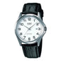 MTP-1183 | RELOJ CASIO ORIGINAL DE CUERO DORADO/NEGRO