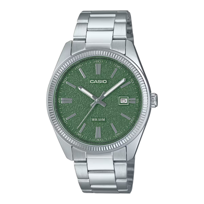 MTP-1302 | RELOJ CASIO ORIGINAL DE ACERO PLATEADO | CAS-79