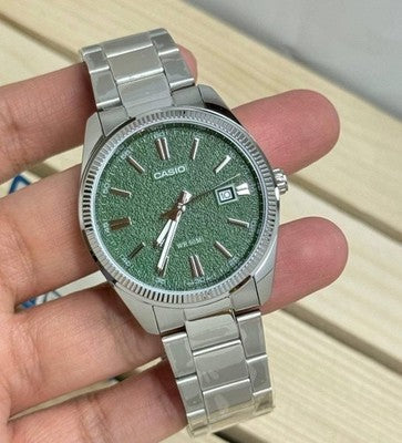 MTP-1302 | RELOJ CASIO ORIGINAL DE ACERO PLATEADO | CAS-79
