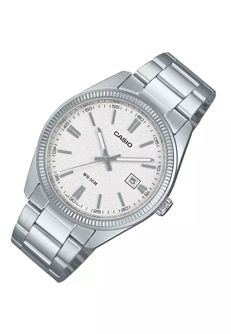 MTP-1302D | RELOJ CASIO ORIGINAL DE ACERO PLATEADO | CAS-82