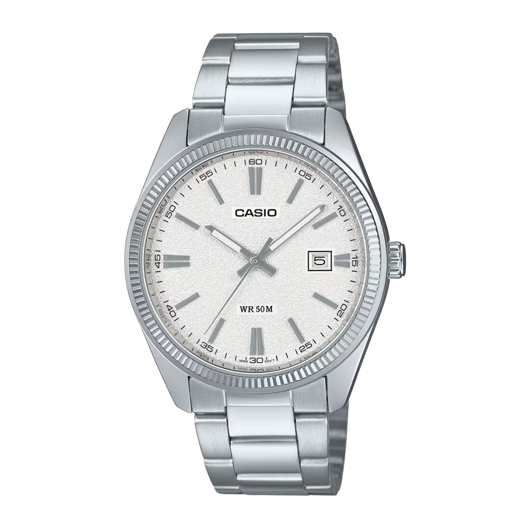 MTP-1302D | RELOJ CASIO ORIGINAL DE ACERO PLATEADO | CAS-82