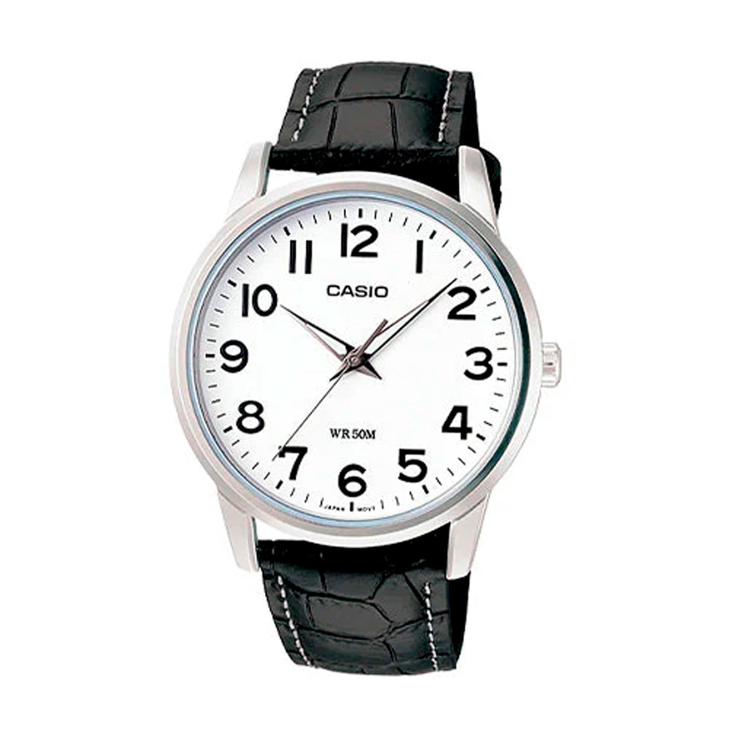 MTP-1303L-7BVDF | RELOJ DE CUERO PARA HOMBRE CASIO - NEGRO