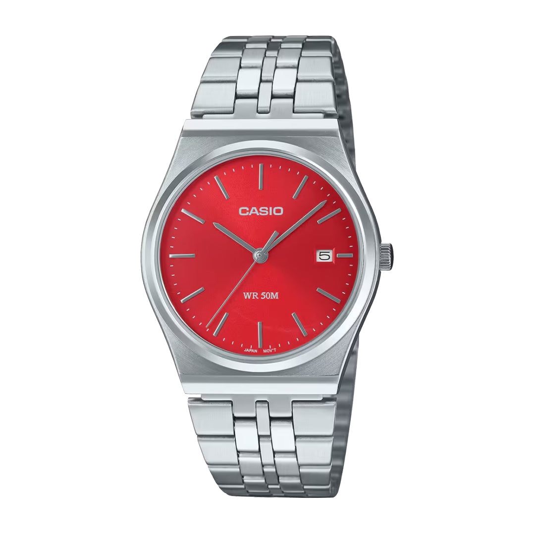 MTP-B145D | RELOJ CASIO ORIGINAL DE ACERO PLATEADO | CAS-66