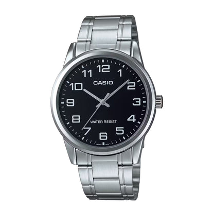 MTP-V001 | RELOJ CASIO ORIGINAL DE ACERO PLATEADO | CAS-2, CAS-21, CAS-85