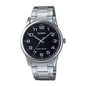 MTP-V001 | RELOJ CASIO ORIGINAL DE ACERO PLATEADO | CAS-2, CAS-21, CAS-85