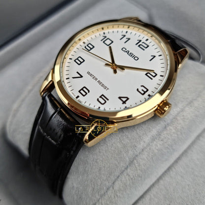 MTP-V001 RELOJES CASIO CUERO NEGRO | SKU: CAS-228 - CAS-229 - CAS-230 - CAS-3