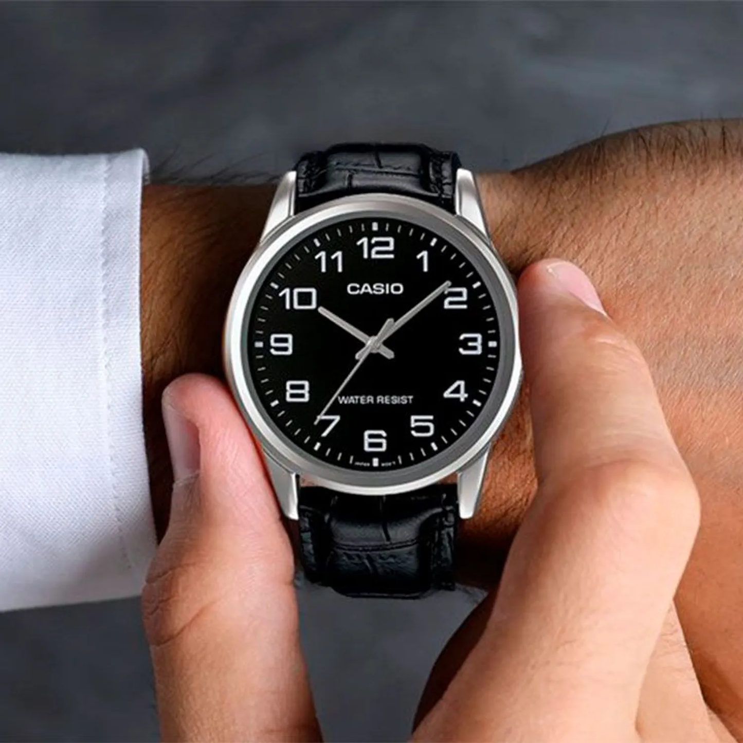 MTP-V001 RELOJES CASIO CUERO NEGRO | SKU: CAS-228 - CAS-229 - CAS-230 - CAS-3