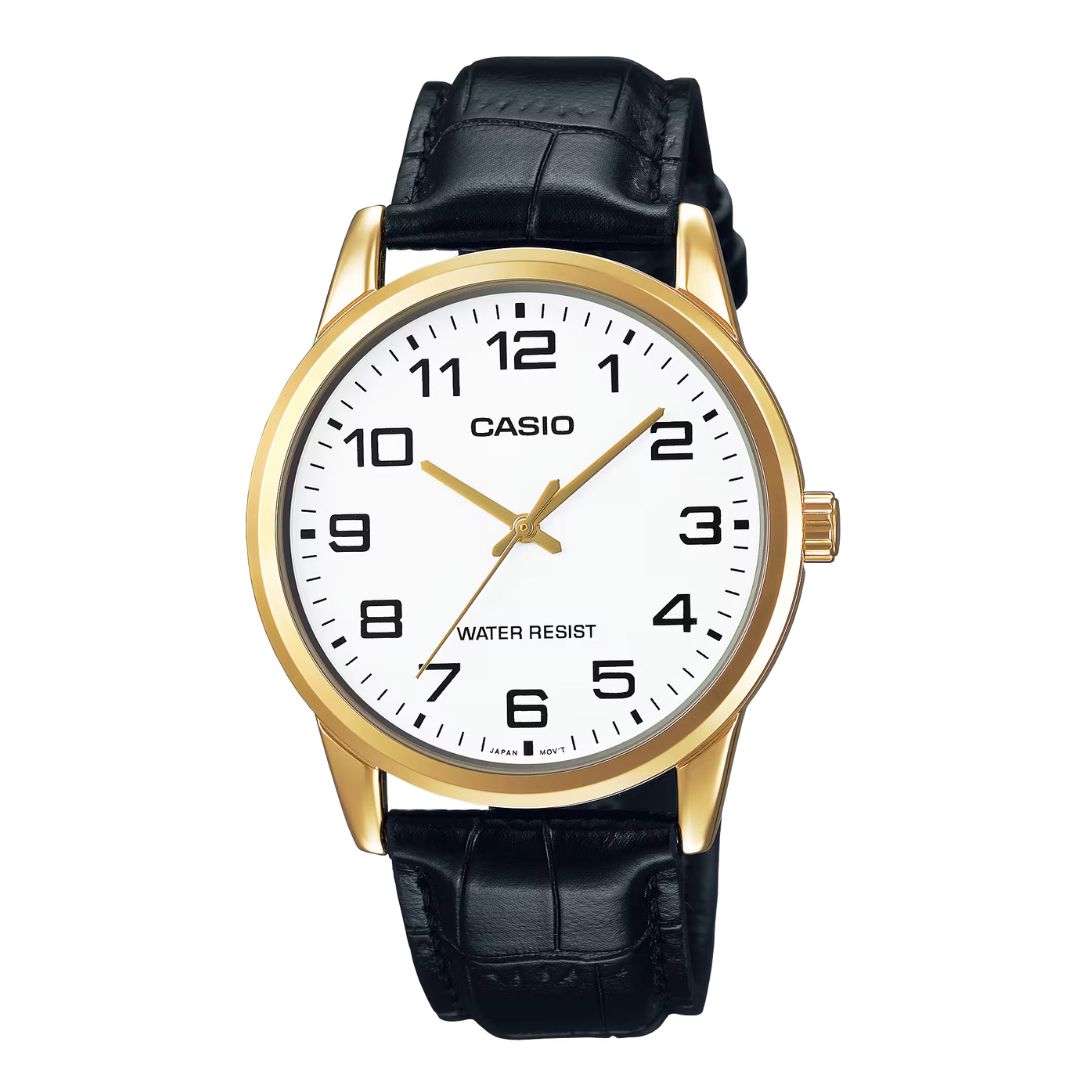 MTP-V001 RELOJES CASIO CUERO NEGRO | SKU: CAS-228 - CAS-229 - CAS-230 - CAS-3