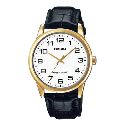 MTP-V001 RELOJES CASIO CUERO NEGRO | SKU: CAS-228 - CAS-229 - CAS-230 - CAS-3