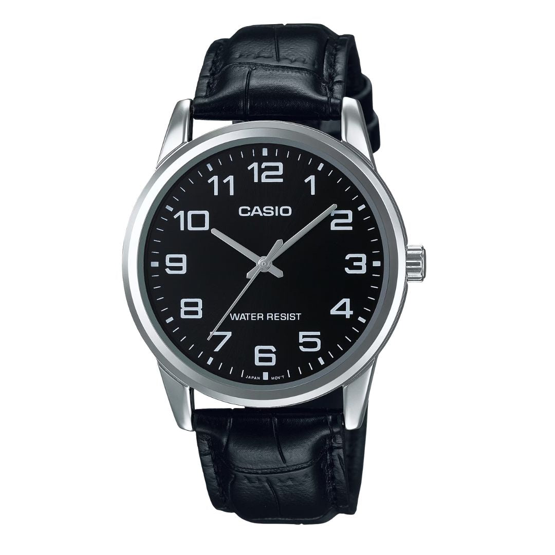MTP-V001 RELOJES CASIO CUERO NEGRO | SKU: CAS-228 - CAS-229 - CAS-230 - CAS-3
