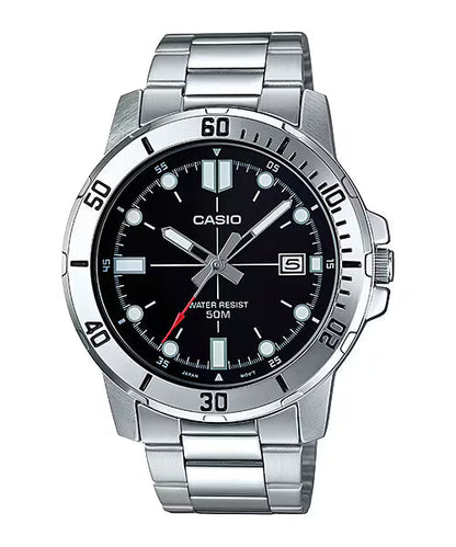 MTP-VD01D | RELOJ CASIO ORIGINAL DE ACERO/CUERO | CAS-265, CAS-269, CAS-270