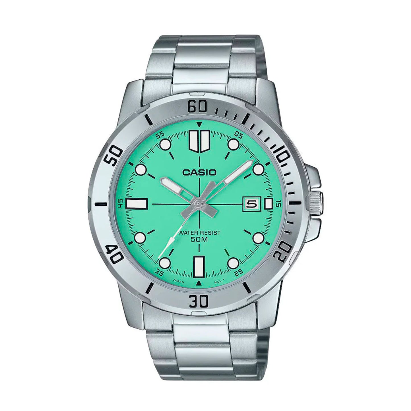 MTP-VD01D | RELOJ PARA HOMBRE CASIO - VERDE, CELESTE, ROJO