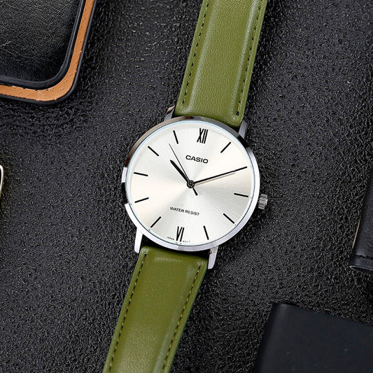 MTP-VT01L | RELOJ DE CUERO PARA HOMBRE CASIO