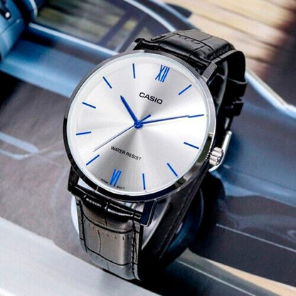 MTP-VT01L | RELOJ DE CUERO PARA HOMBRE CASIO