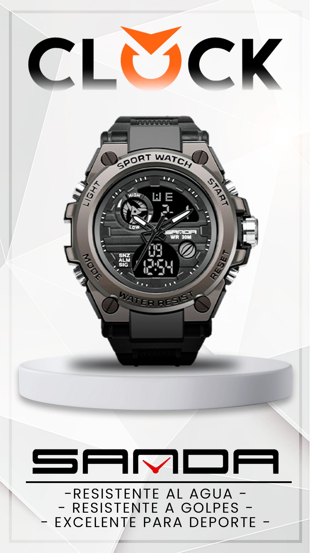 RELOJES SANDA 739 ORIGINAL DEPORTIVO | SKU: SAN-1, SAN-5, SAN-12, SAN-130
