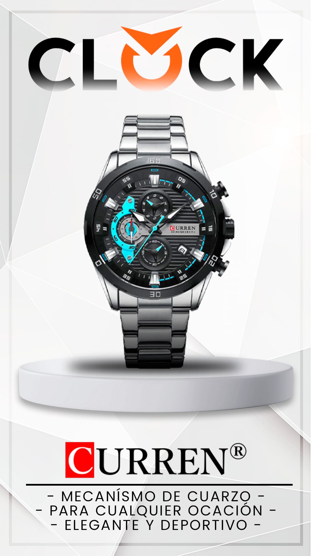 RELOJ CURREN 8402 ORIGINAL ELEGANTE | SKU: CUR-88, CUR-89, CUR-90