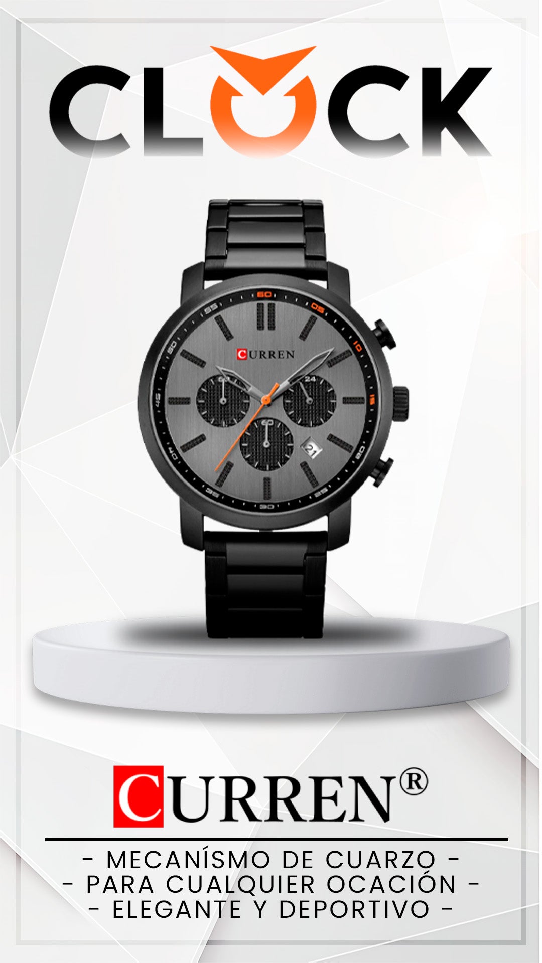 RELOJ CURREN ORIGINAL 8315 AZUL Y NEGRO MATE | CUR-95 | CUR-97