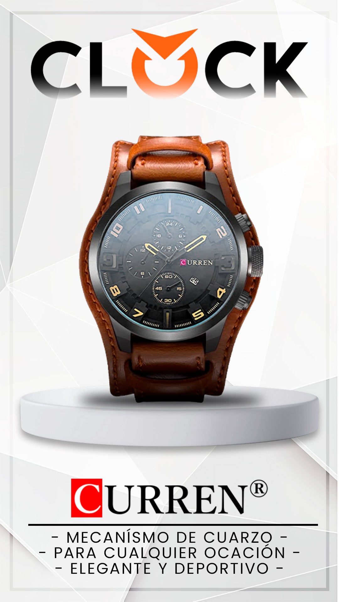 RELOJ CURREN 8225 ORIGINAL ELEGANTE DE CUERO | SKU: CUR-13, CUR-14, CUR-15, CUR-16, CUR-17