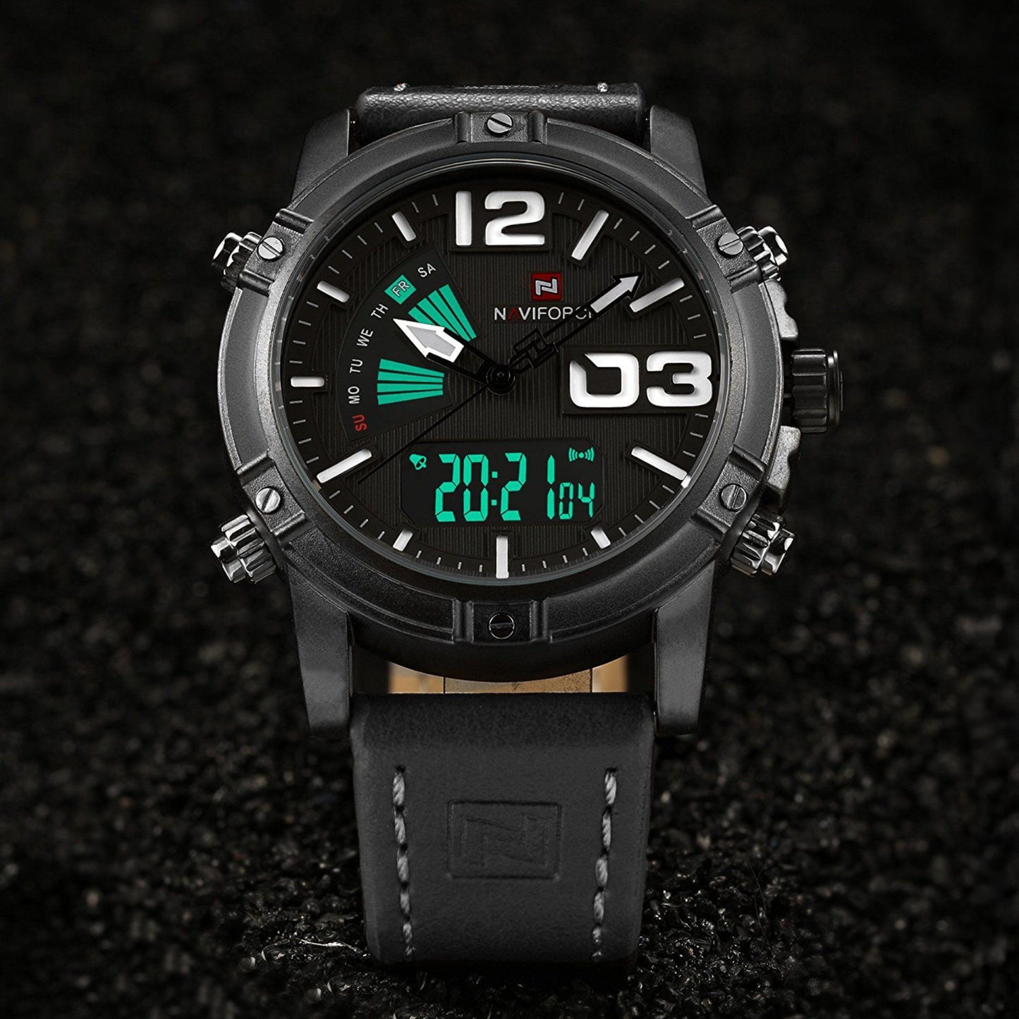 RELOJ NAVIFORCE MARRÓN DE CUERO  9095 | NAV-16, NAV-108