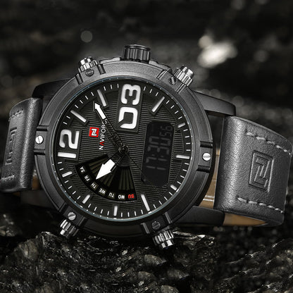 RELOJ NAVIFORCE MARRÓN DE CUERO  9095 | NAV-16, NAV-108
