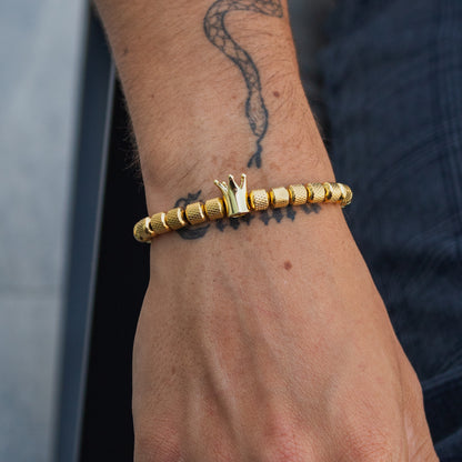 COMBO BRAZALETE CUERO Y ACERO | SKU: BRA-39 y BRA-34