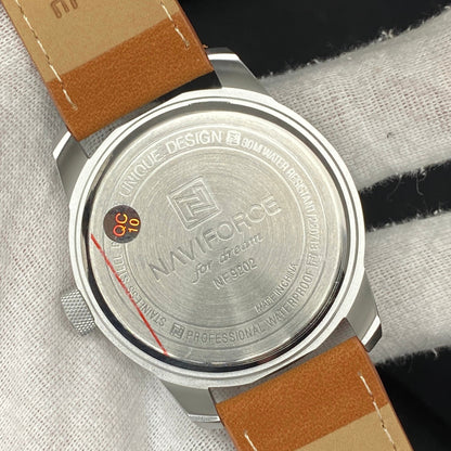 CLOCK COMBO RELOJ NAVIFORCE BILLETERA NAV-74 y BIL-02