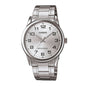 RELOJ CASIO ORIGINAL ELEGANTE PLATEADO PARA HOMBRES | MTP-V001D-7B