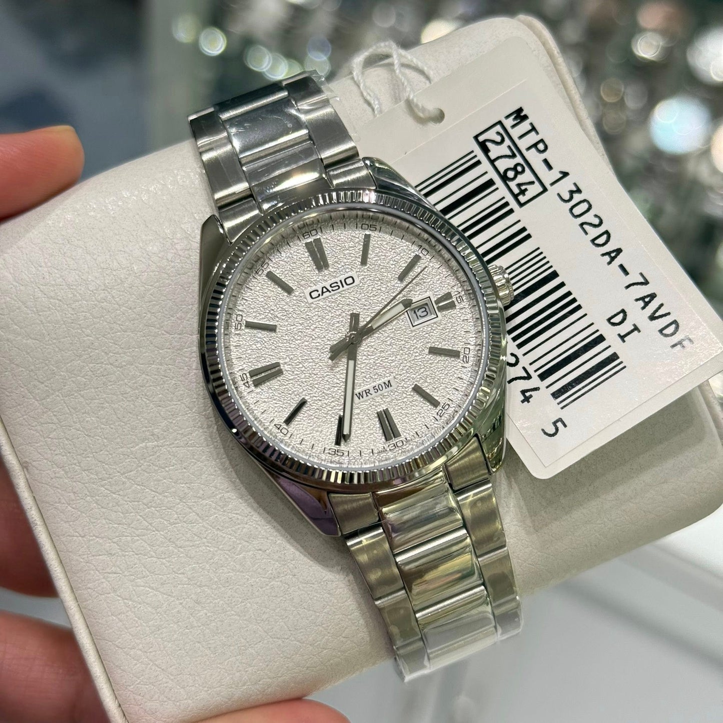 MTP-1302D | RELOJ CASIO ORIGINAL DE ACERO PLATEADO | CAS-82