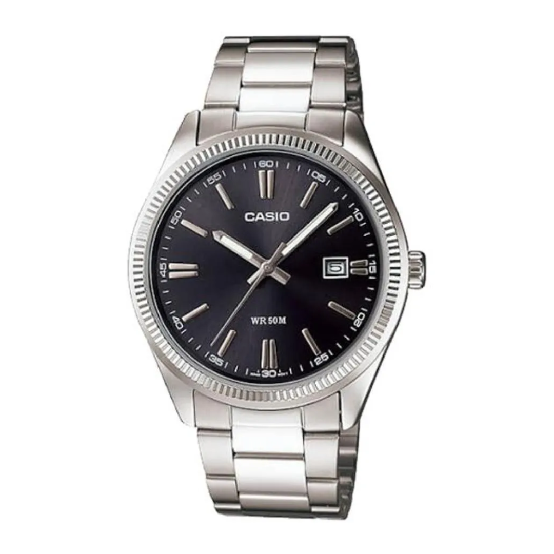 RELOJ CASIO ORIGINAL NEGRO MTP-1302D | CAS-99 PARA HOMBRE 