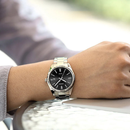 RELOJ CASIO ORIGINAL NEGRO MTP-1302D | CAS-99 PARA HOMBRE 