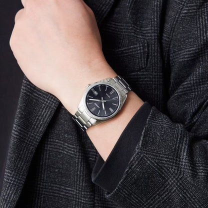 RELOJ CASIO ORIGINAL NEGRO MTP-1302D | CAS-99 PARA HOMBRE 