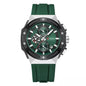 8462 | RELOJ CRONÓGRAFO CURREN ORIGINAL SILICONA NEGRO/AZUL/VERDE/GRIS CASUAL