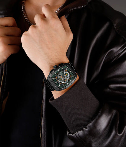RELOJ NAVIFORCE NF8066 ORIGINAL ELEGANTE NEGRO | NAV-127, NAV-128