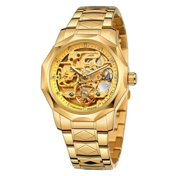 RELOJ FORSINING DORADO 117 
ELEGANTE PARA HOMBRE - COLOMBIA 