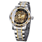 RELOJ FORSINING 117 ORIGINAL AUTOMÁTICO DORADO & PLATEADO