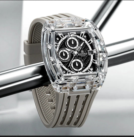 Reloj Naviforce Casual Blanco Silicona  NAV-104  para Hombre