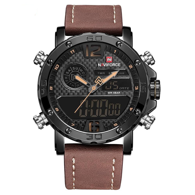 Reloj Naviforce Casual Cuero Marrón NAV-13 9134-BYBN para Hombre