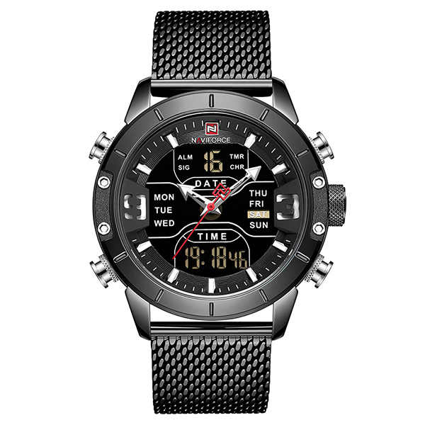 Reloj Naviforce Casual Negro Acero Maya NAV-11 9153-SB para Hombre