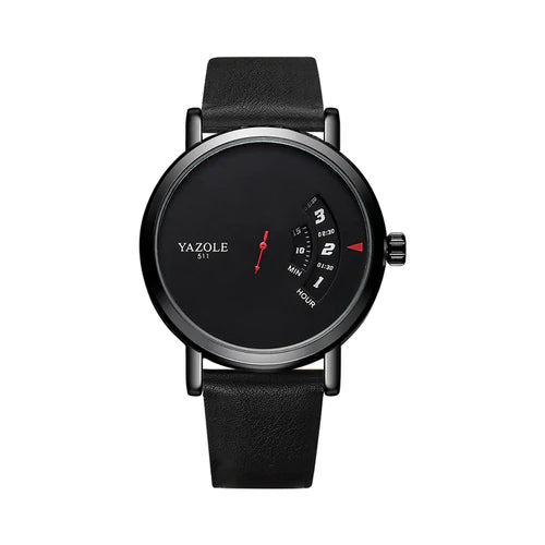 RELOJ YAZOLE NEGRO CASUAL PARA HOMBRE