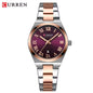 RELOJ CURREN MUJER ORIGINAL ELEGANTE ACERO INOXIDABLE 9095
