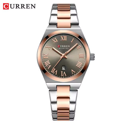 RELOJ CURREN MUJER ORIGINAL ELEGANTE ACERO INOXIDABLE 9095