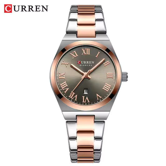 RELOJ CURREN MUJER ORIGINAL ELEGANTE ACERO INOXIDABLE 9095