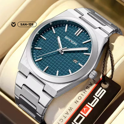 RELOJ SANDA ORIGINAL - CASUAL ZAFIRO, VERDE Y NEGRO | SKU: SAN-125, SAN-126, SAN-127