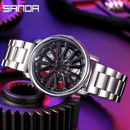 RELOJES SANDA ORIGINAL CASUAL NEGRO Y PLATEADO | SAN-54, SAN-55, SAN-138