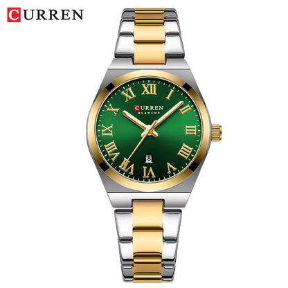 RELOJ CURREN MUJER ORIGINAL ELEGANTE ACERO INOXIDABLE 9095