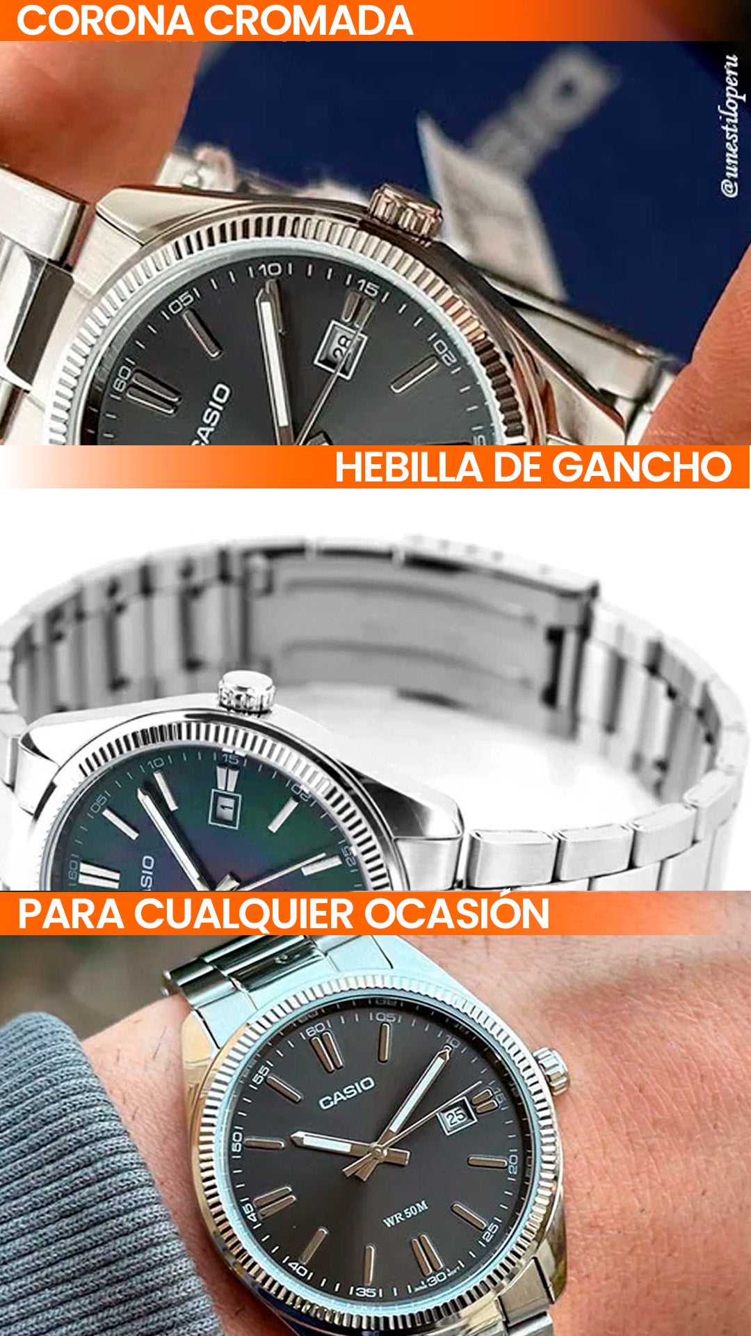MTP-1302DS | RELOJ PARA HOMBRE CASIO - CAS-104