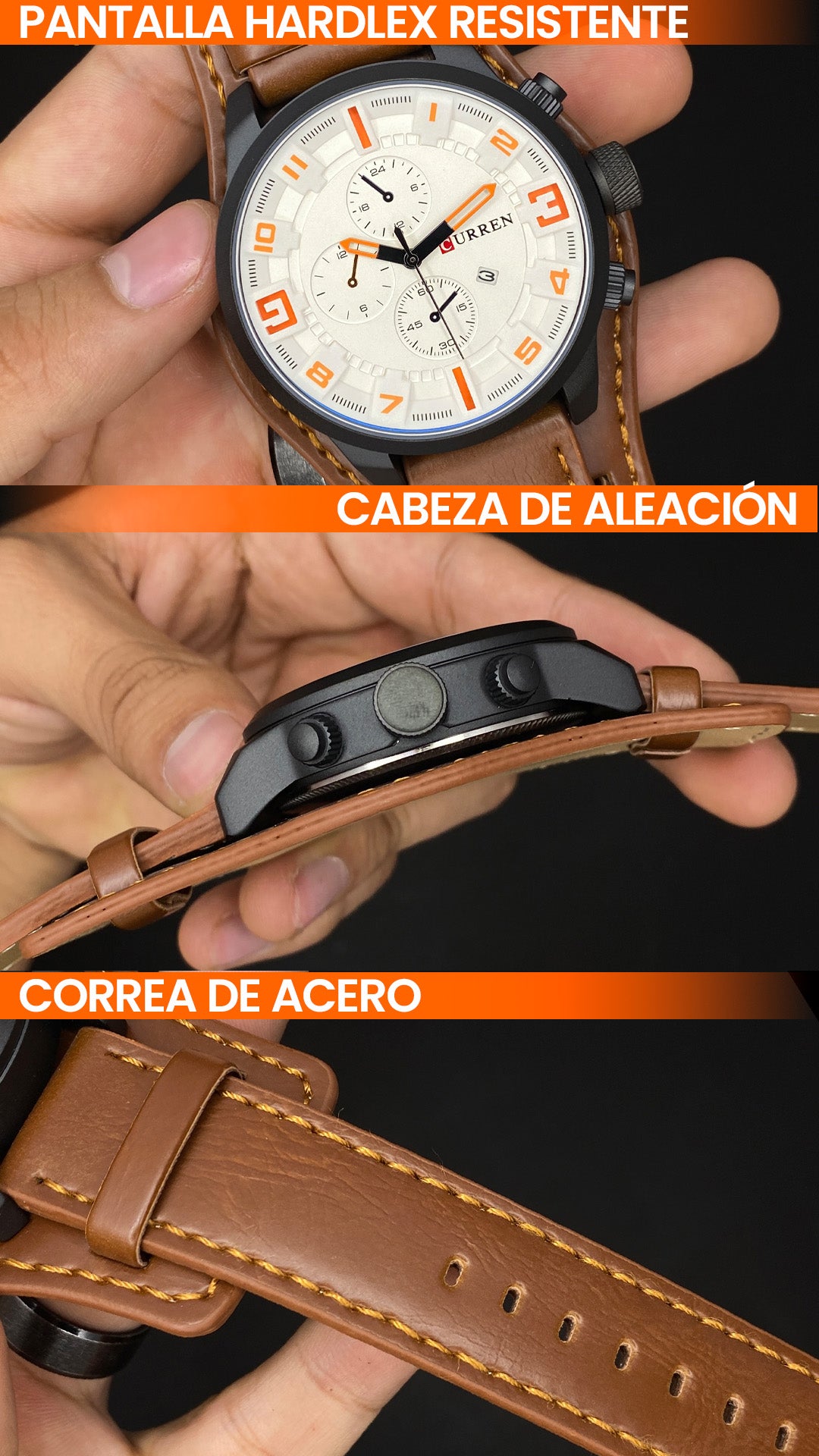 RELOJ CURREN 8225 ORIGINAL ELEGANTE DE CUERO | SKU: CUR-13, CUR-14, CUR-15, CUR-16, CUR-17