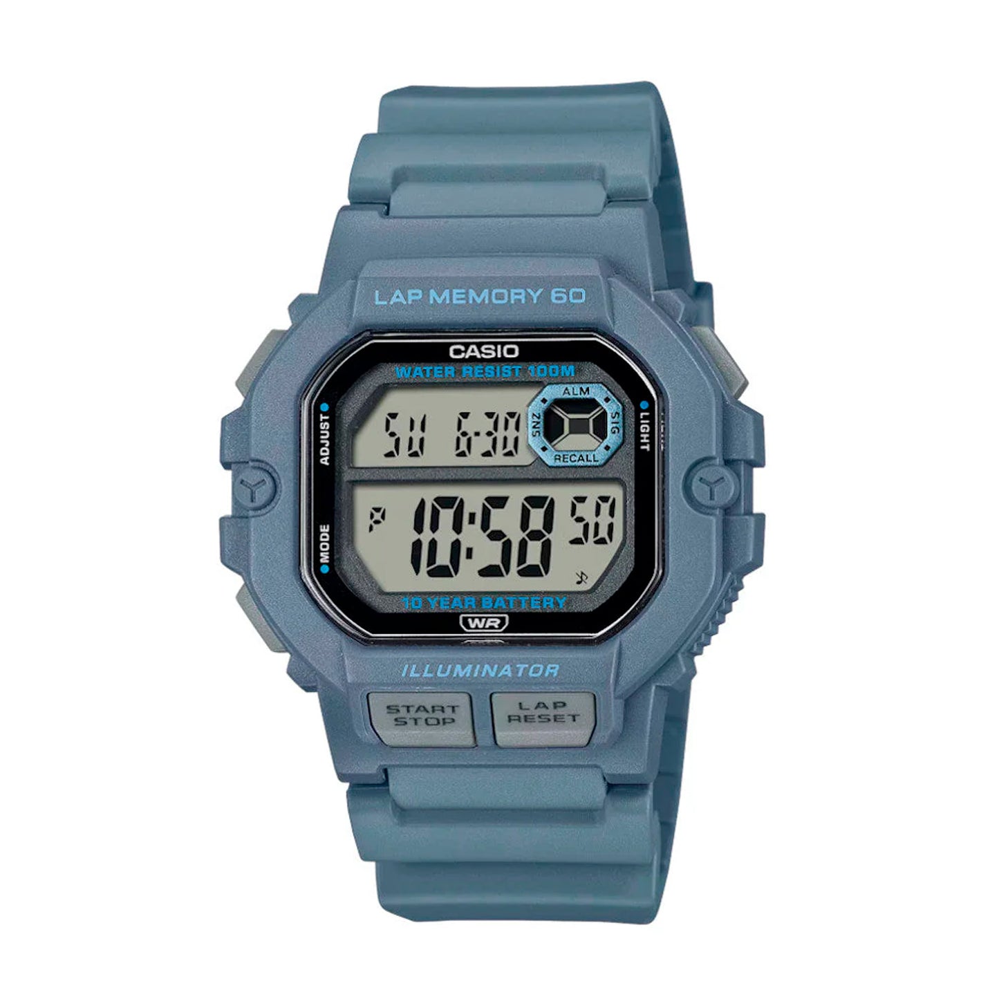 WS-1400H | RELOJ DEPORTIVO DE GOMA PARA HOMBRE CASIO